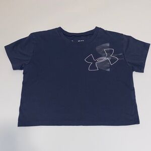 Under Armour Kids Dark Blue Short Sleeve Tee